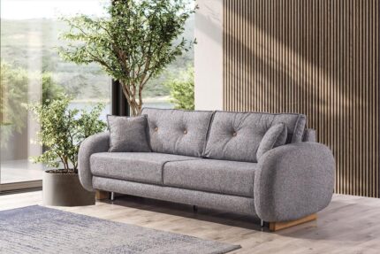 Zeynep 3'lü Kanepe (Gri)